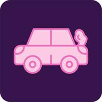 Broken Car Vector Icon