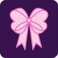 Ribbon Bow Vector Icon