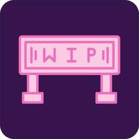 wip vector icono