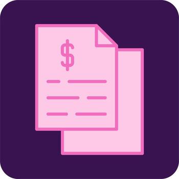 icono de vector de documento