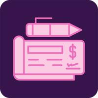 Checkbook Vector Icon