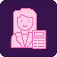 Accountant Vector Icon