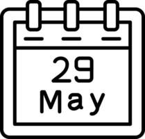 May 29 Vector Icon