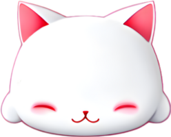 A cute little cat cartoon. AI-Generated. png