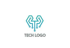 Letter Y abstract technology company logo vector