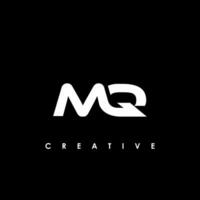 MQ Letter Initial Logo Design Template Vector Illustration