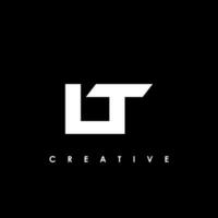 LT Letter Initial Logo Design Template Vector Illustration