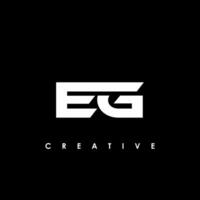 EG Letter Initial Logo Design Template Vector Illustration