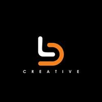 LB Letter Initial Logo Design Template Vector Illustration