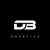 DB Letter Initial Logo Design Template Vector Illustration