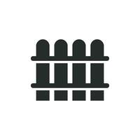 house fence icon vector design illustration