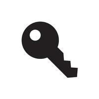 llave icono vector diseño ilustración