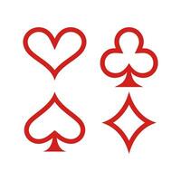 playing card  vector Design Symbol illustration