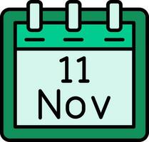 November 11 Vector Icon