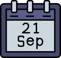 September 21 Vector Icon