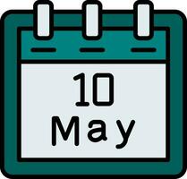 May 10 Vector Icon