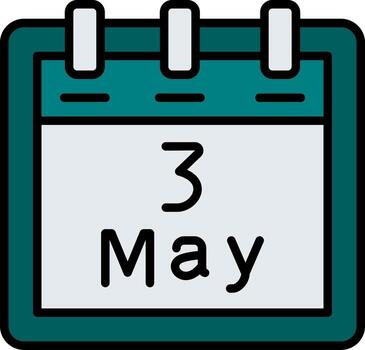 May 3 Vector Icon