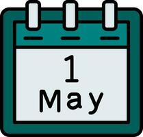 May 1 Vector Icon