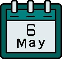 May 6 Vector Icon