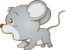 carino ratto animale topo cartone animato png