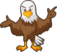 carino animale aquila cartone animato png