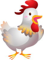 carino animale pollo cartone animato personaggio png