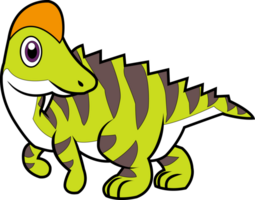 djur- tecknad serie dinosaurier för barn söt dinosaurier png