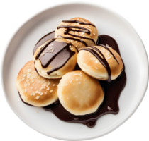 Image of Delicious-looking Poffertjes. AI-Generated. png
