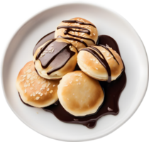 imagen de delicioso poffertjes. ai-generado. png