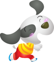 schattig dier tekenfilm puppy hond png