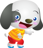 schattig dier tekenfilm puppy hond png