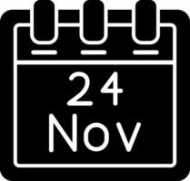 November 24 Vector Icon