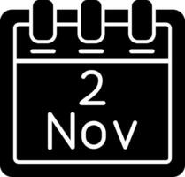 November 2 Vector Icon