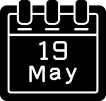 May 19 Vector Icon