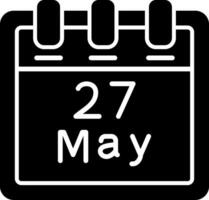 May 27 Vector Icon