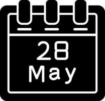 May 28 Vector Icon