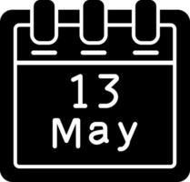 May 13 Vector Icon