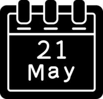 May 21 Vector Icon