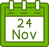 November 24 Vector Icon