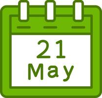 May 21 Vector Icon