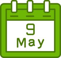 May 9 Vector Icon