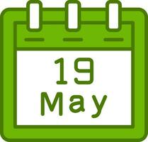 May 19 Vector Icon