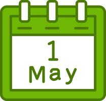 May 1 Vector Icon