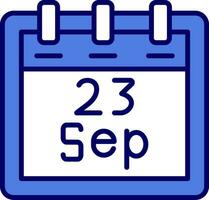 September 23 Vector Icon