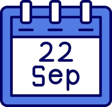 September 22 Vector Icon