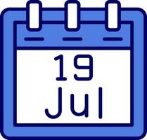 July 19 Vector Icon