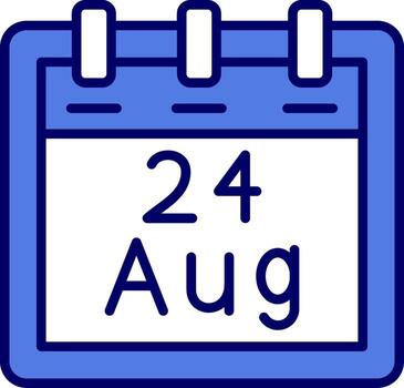 agosto 4 4 vector icono