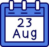 August 23 Vector Icon