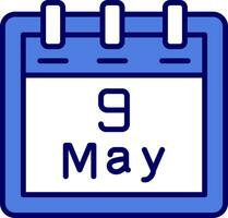 May 9 Vector Icon