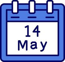 May 14 Vector Icon